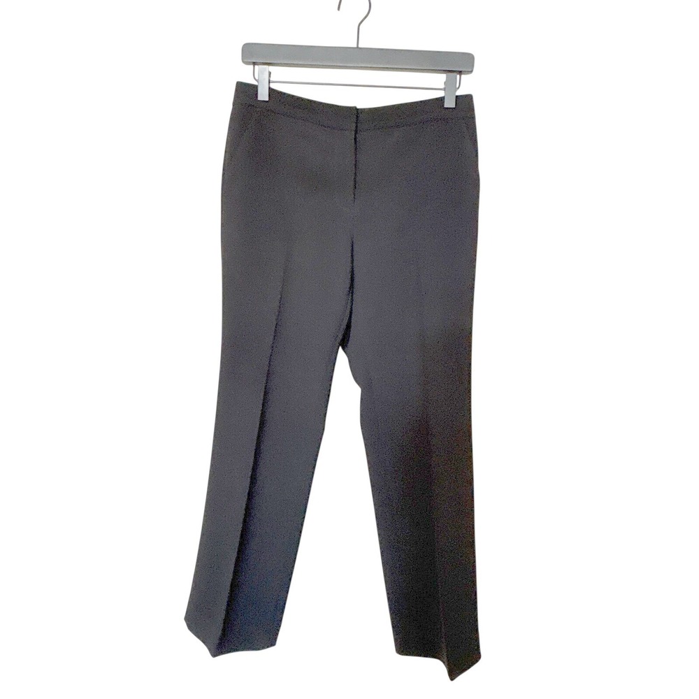 Karl Lagerfeld Paris Black Dress Pants Women's Size 4 Straight Leg Suit Trousers